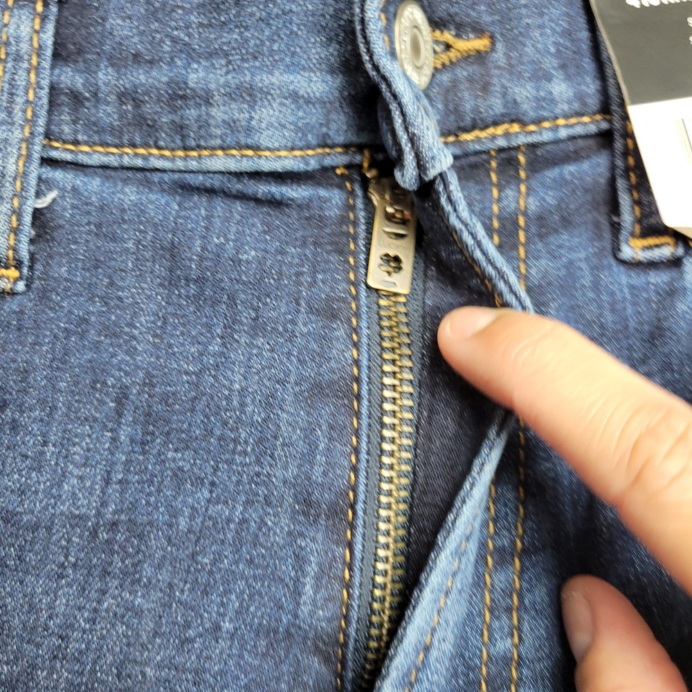 Lucky Brand Jeans Mens 30x32 Blue Denim Stretch 410 Athletic Straight Leg Dad - Picture 7 of 15